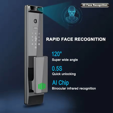 Finger Vein Tuya Automatic Face Recognition Lock With Camera Digital Fingerprint Biometric Digital Smart Door Lock