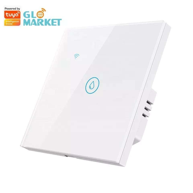 Glomarket Tuya  Smart Switch Water Heater Glass Panel Wall Touch Time Scheduled Boiler Water Heater Switch