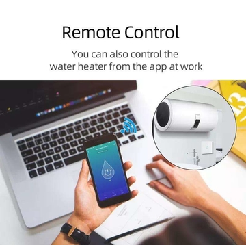 Glomarket Tuya  Smart Switch Water Heater Glass Panel Wall Touch Time Scheduled Boiler Water Heater Switch