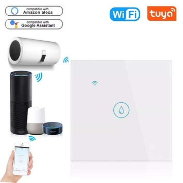 Glomarket Tuya  Smart Switch Water Heater Glass Panel Wall Touch Time Scheduled Boiler Water Heater Switch