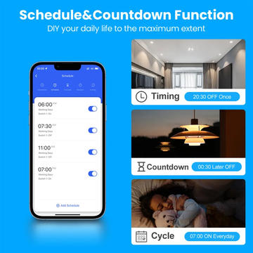Glomarket Smart Wifi Brazil Standard Tuya Smart 4 Gang Switch And Socket