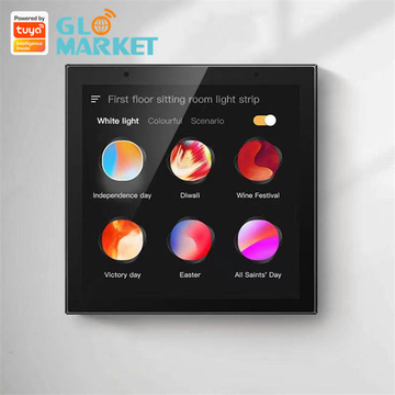 Glomarket 4 Inch Multi-functional WiFi Home Background Music System Tuya Zigbee Gateway