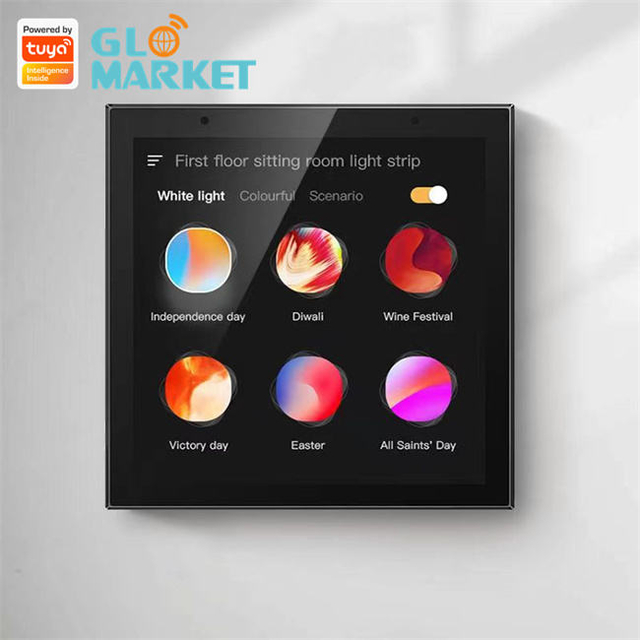 Glomarket 4 Inch Multi-functional WiFi Home Background Music System Tuya Zigbee Gateway