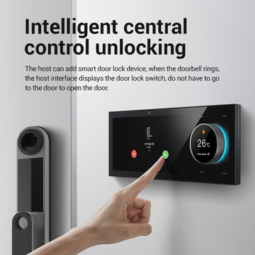 Glomarket 6 Inch Ble Music Wall Touch Screen Zigbee Hub Gateway Central Control