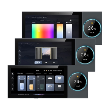 Glomarket 6 Inch Ble Music Wall Touch Screen Zigbee Hub Gateway Central Control
