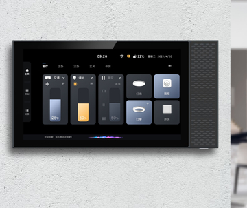 Glomarket 7 Inch Zigbee Gateway Control Panel Ble Music Wall Touch Screen Center