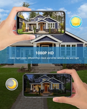 Glomarket Smart bullet solar camera