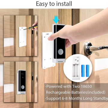 Smart wifi video doorbell