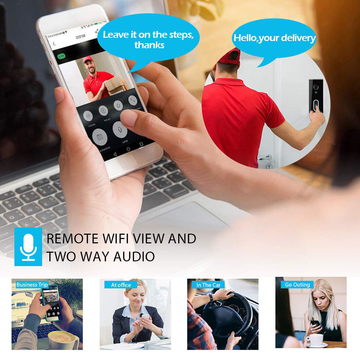 Smart wifi video doorbell