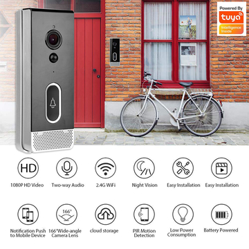 Smart wifi video doorbell